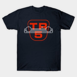 Triumph TR5 classic 1960s British car grille and emblem T-Shirt